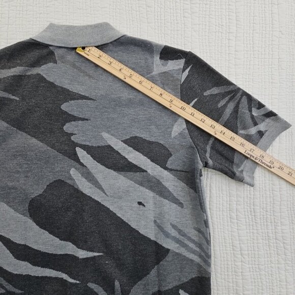 Buffalo by David Bitton Knit Button Up Shirt Men's Large NWT Grey Camo MSRP $70 - Picture 14 of 16